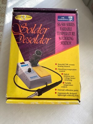 OK Industries SA-572 Soldering Station - 230VAC - NIB
