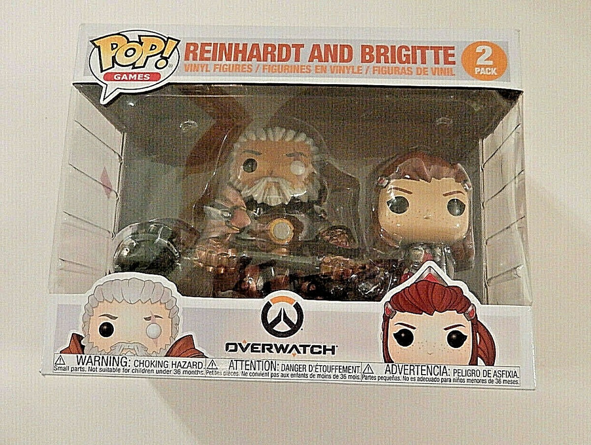 Funko Pop SDCC 2019 Exclusive Blizzard Overwatch: Reinhardt and Brigitte  2-Pack