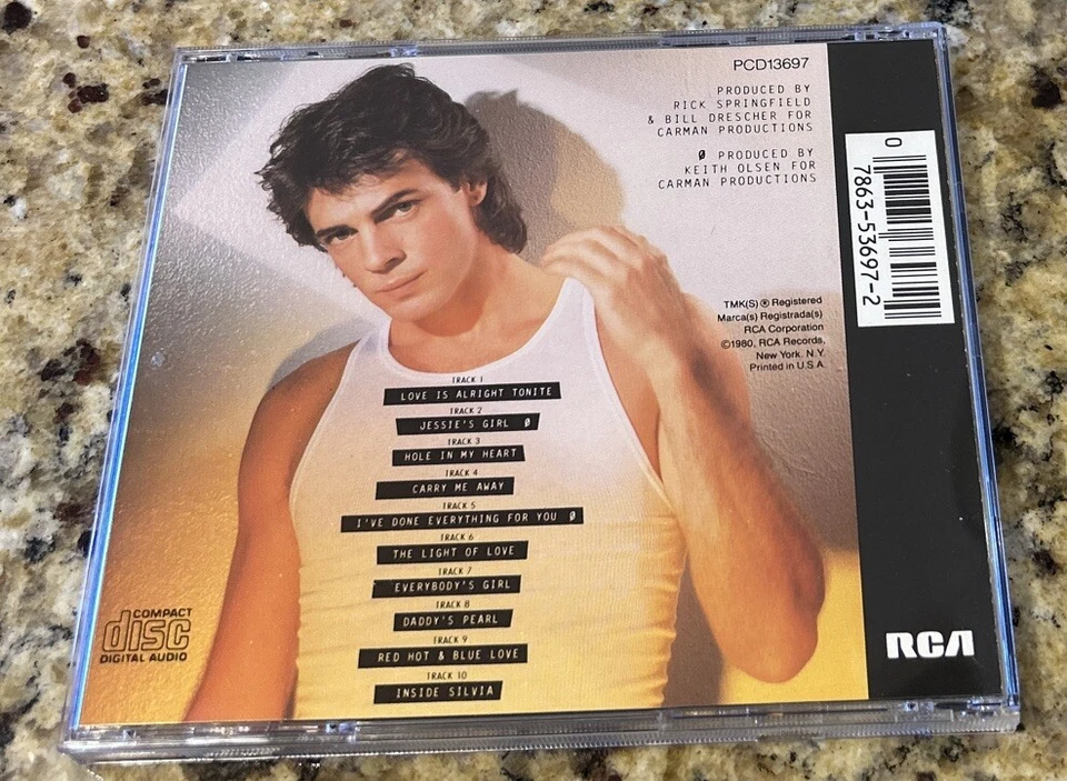 Working Class Dog by Rick Springfield (CD, Oct-1990, RCA) IMPORT JAPAN - Image 4 of 4