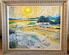 John Myatt Original Painting | Countryside near Arles, in the style of Van Gogh