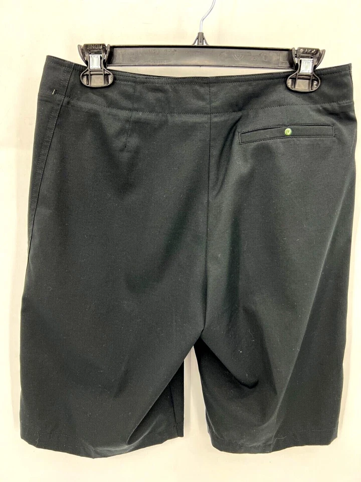 Pantalones Cortos de Golf Tail Tech para Mujer 6 Negros Bolsillos con Cremallera Frente Plano Bermudas Ropa Activa Foto 2 de 4
