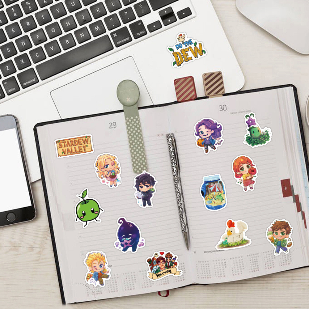 50X Stardew Valley Steam NS Game Farm Characters Stickers Decal