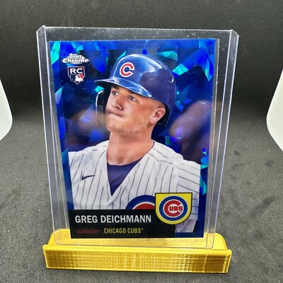 2022 Topps Chrome Platinum Anniversary Blue Atomic /99 Greg Deichman RC