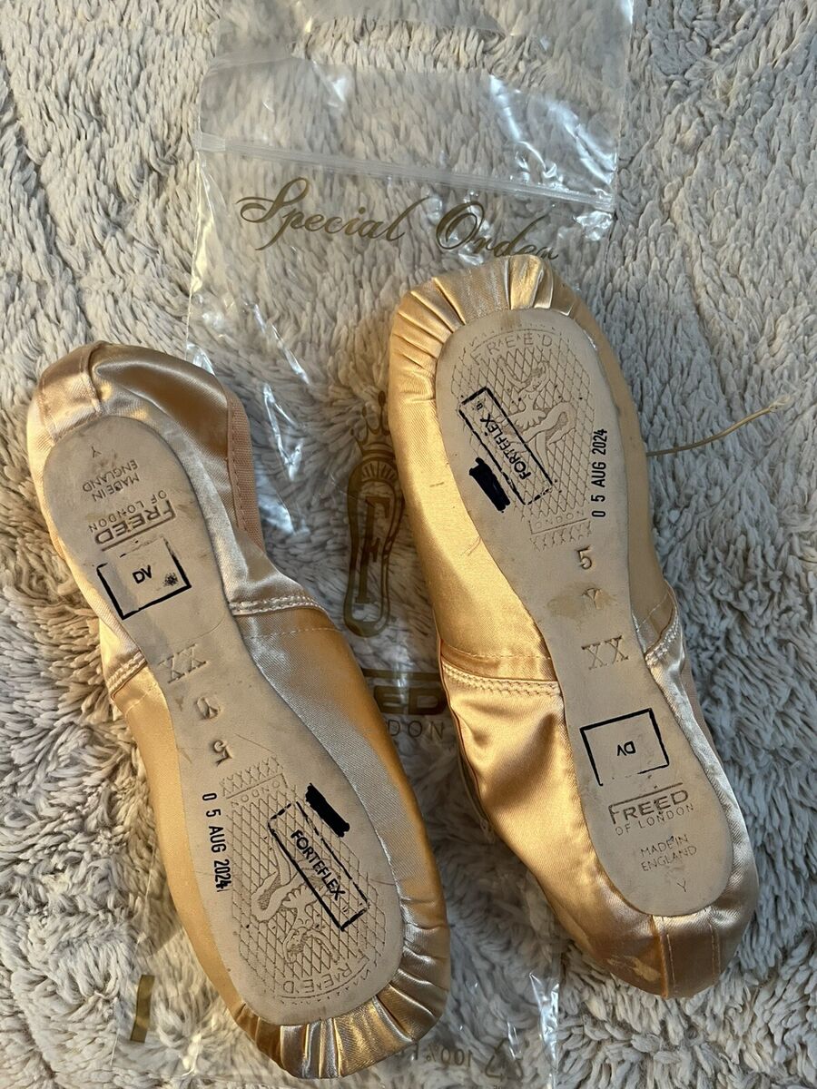 Freed Of London Pointe Shoes, 5, Maker Y, DV, XX, New Freed Of London Pointe Shoes, 5, Maker Y, DV, XX, New