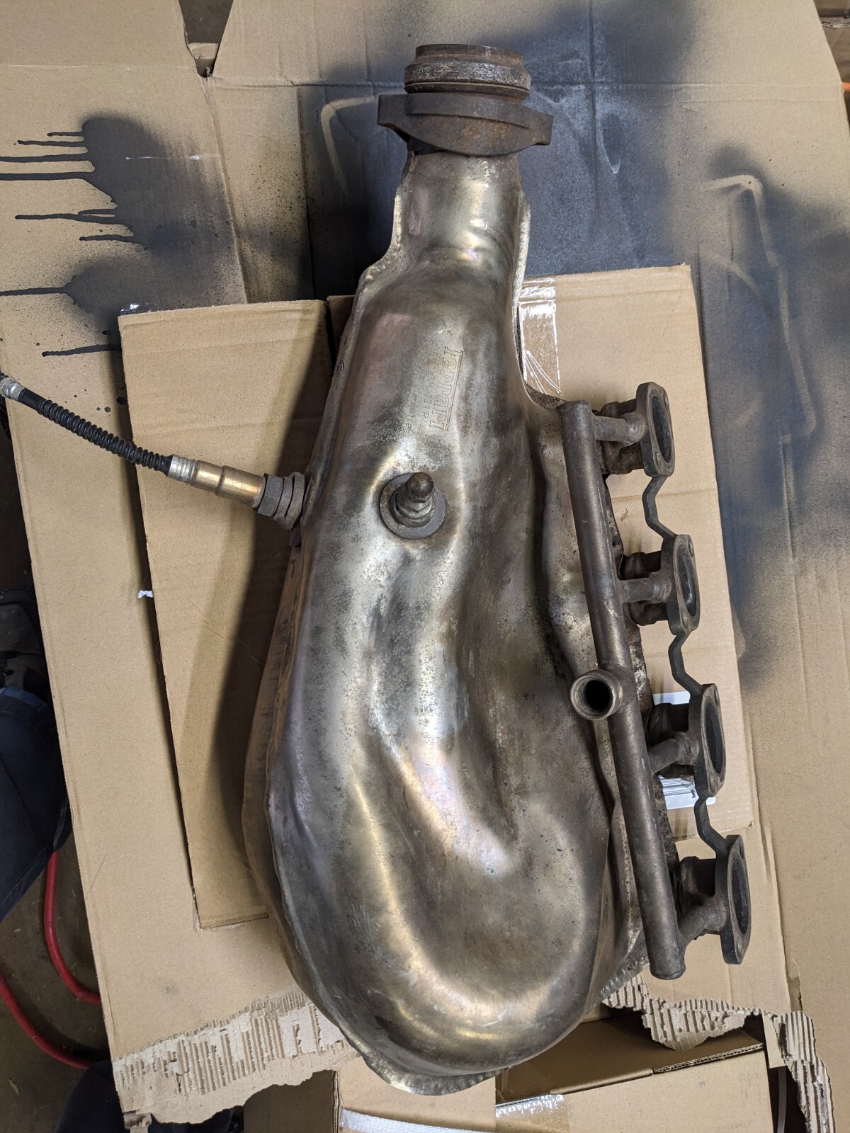 Ferrari 360, Spider, RH, Right Exhaust Manifold, Used, P/N 184393