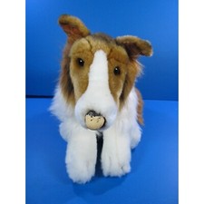 Animal Alley Collie Dog Plush Shetland Sheepdog Stuffed Animal 14" Realistic