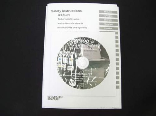 STAR TSP100 FUTUREPRNT QUICK START GUIDE + DRIVER CD PACK RECEIPT PRINTER POS - Picture 1 of 2