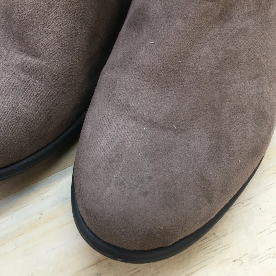 Unisa Botines Mujer 7.5M Marrón Helen Punta Redonda Informal Cómodo Cuero Foto 3 de 4