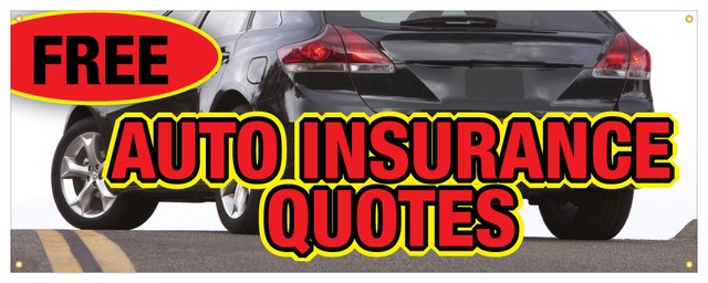 Free Auto Insurance Quotes Car Motorcycle Banner Store