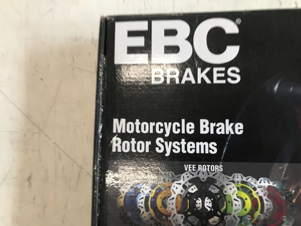 Rotor de disco de freno M3G EBC vintage plateado 165193 VMD1036 1710-3113 NUEVO Foto 3 de 4