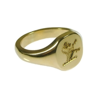 Bague Intaille Sur-mesure – Gravure De Votre Motif, Famille, Armoiries – Argent Ou Or 9ct/18ct