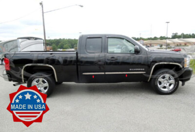 2007-2013 GMC Sierra Crew Cab Flat Chrome Body Side Molding Trim 1.5