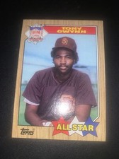 TONY GWYNN 1987 TOPPS N.L. ALL STAR #599  San Diego Padres