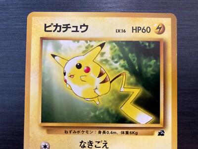 Pikachu 40 Japanese VHS Intro Bulbasaur Deck Pokemon Card Old Back