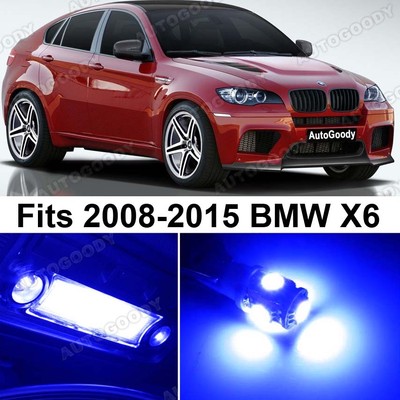 21 x Premium Blue LED Lights Interior Package Upgrade for BMW X6