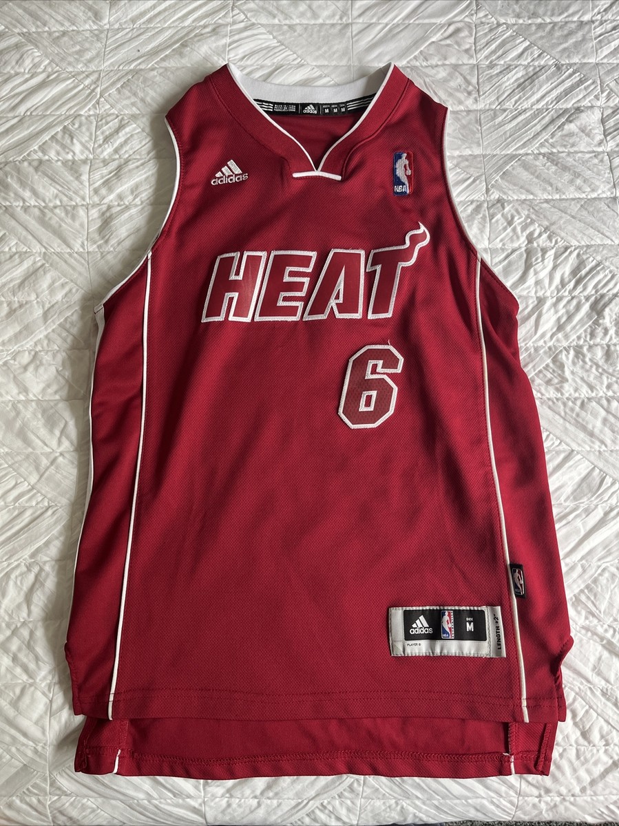Lebron James Miami Heat Red Swingman Jersey Size Youth M