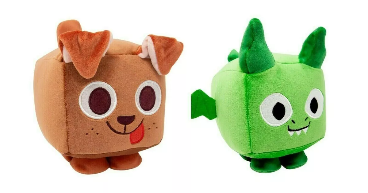 🔥 Roblox Big Games Pet Simulator X Dog & Dragon Plush SET CODES  INCLUDED!🔥