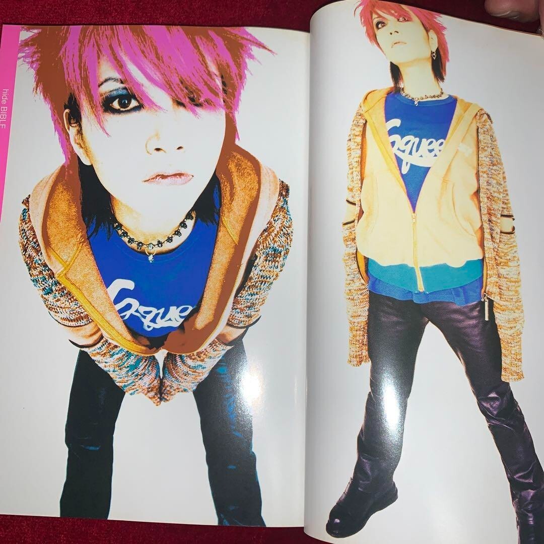 hideページ hide BIBLE OFFICIAL BOOK HIDETO MATSUMOTO X Japan visual kei