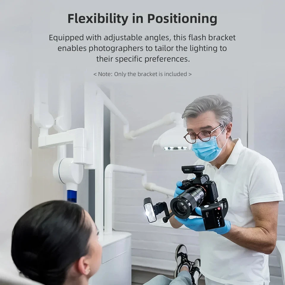 Flexible Flash Bracket for Dental Photography Portrait Macro Photography - Image 3 of 4