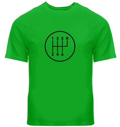 Manual Transmission Pattern 6 Speed Stick Shift Gears Cars T-Shirt Gear Shifter - Picture 5 of 34