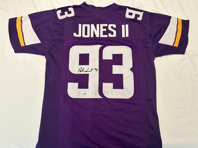 Patrick Jones II Signed Minnesota Vikings Jersey + Frame Box (Beckett Witnessed)