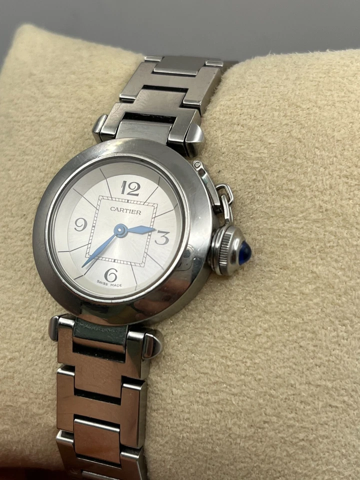 Cartier Miss Pasha W3140007 Stainless Steel Quartz Silver Dial Women'sWatch 27mm - Image 2 of 4