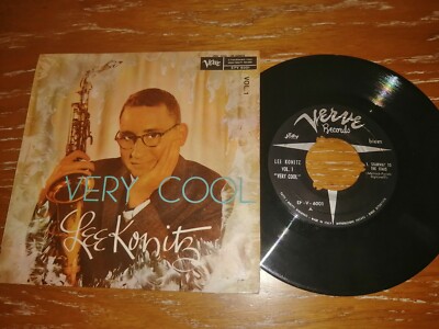 LEE KONITZ RARE EP 7'' Bj. 1958 Very cool Vol. 1 VERVE ITA Starway to the Stars