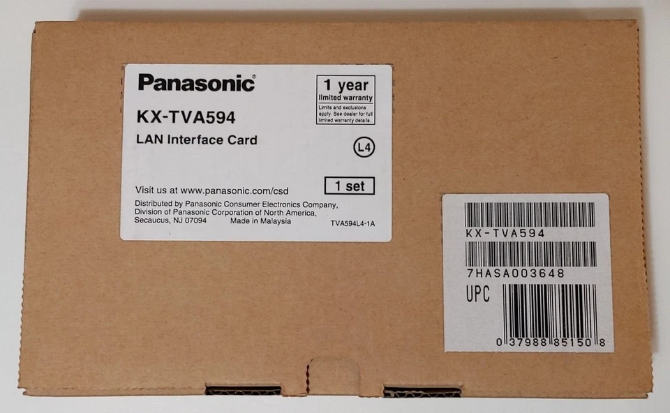 Panasonic KX-TVA594 LAN Interface card   Requires pro install - Image 4 of 4