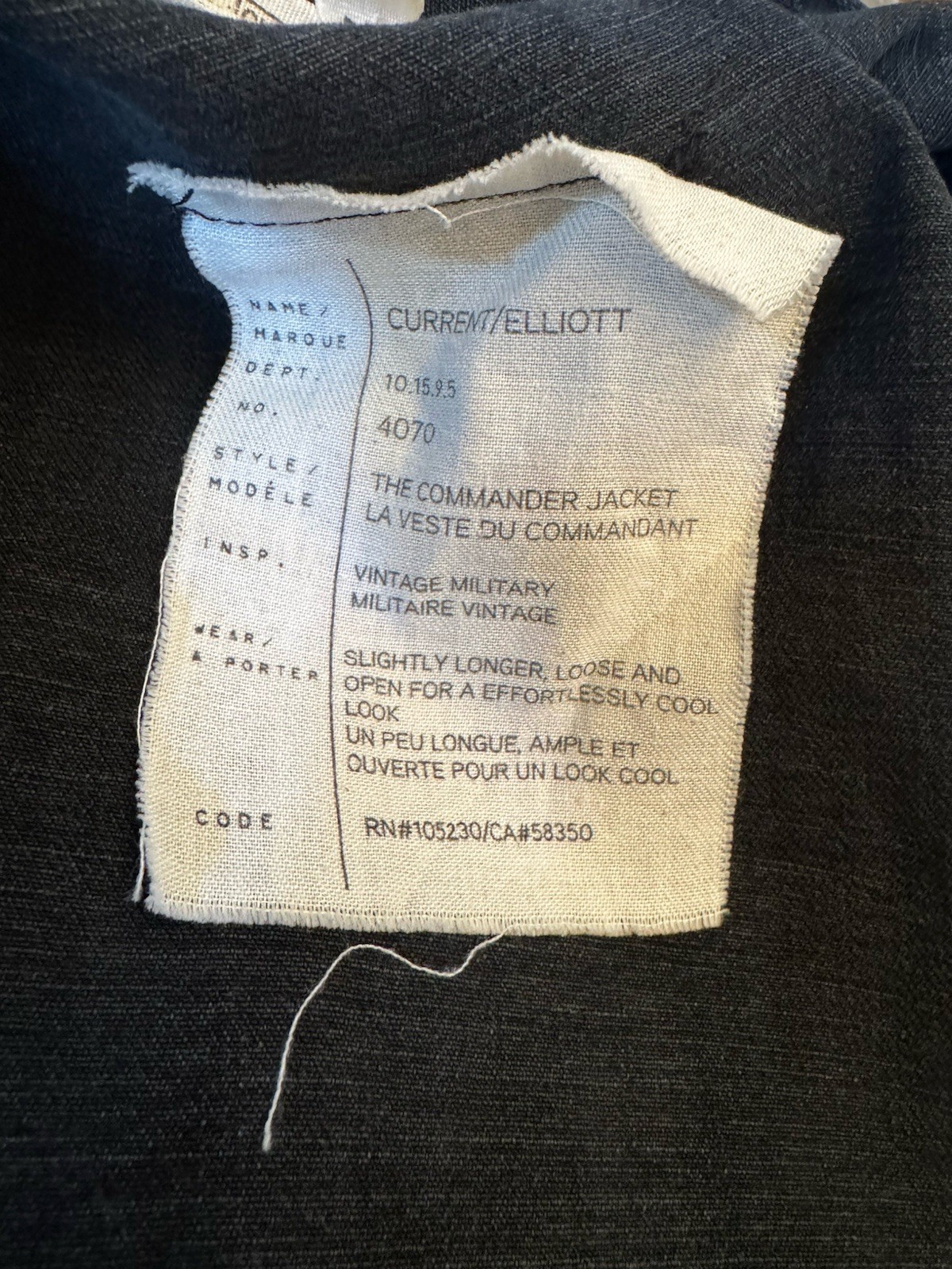 Current Elliot Commander Black Denim Motorcycle J… - image 8