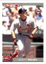 Scott Rolen 2004 Topps Total #30 St. Louis Cardinals FREE SHIPPING AutographDen
