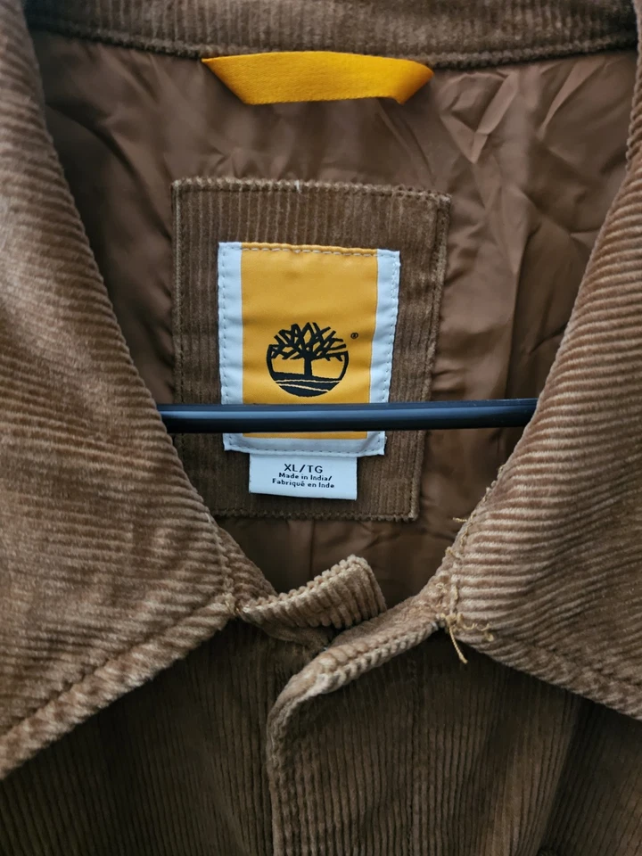 Camisa Timberland de pana manga larga con botones para hombre talla XL Foto 2 de 3