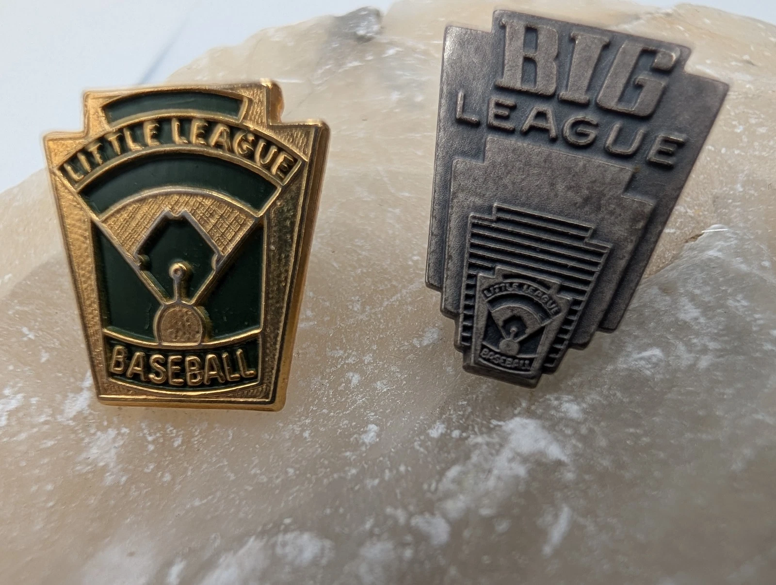 Vintage Little League Baseball & Big League Lapel Pin Set Collectible Sports
