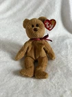 Ty Beanie Baby Curly Bear 1996 Plush w/ Tag Vintage Brown Teddy Stuffed Animal