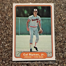 Fleer 1982 Cal Ripken Jr. #176 Orioles Third Base MLB Baseball Card Base Set