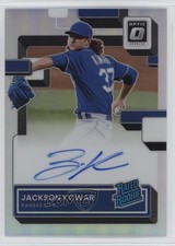 2022 Donruss Optic Rated Rookie Signatures Holo Prizm Jackson Kowar Auto 2x9