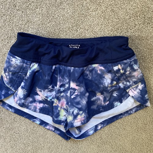 Athleta Girl Size XS/6 Lined Shorts Back Zip Pocket - Picture 2 of 8