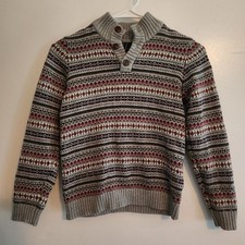 Janie And Jack Fair Isle Sweater Size 7
