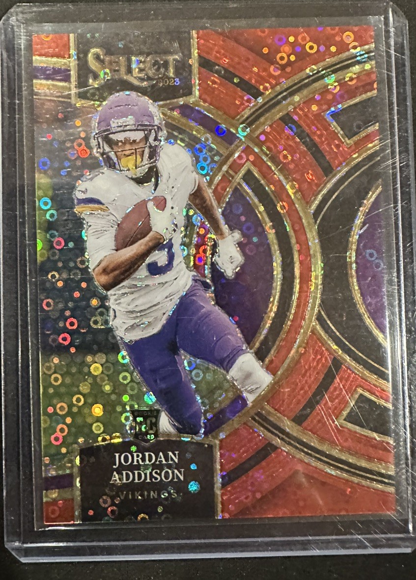 2023 Panini Select H2 - Red Disco Premier 1/49 #194 Jordan Addison (RC)