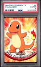 1999 TOPPS POKEMON TV #4 CHARMANDER PSA 6