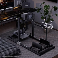 Hottoby 3060 Aluminum Racing Sim Cockpit Stand Fits For Logitech Thrustmaster