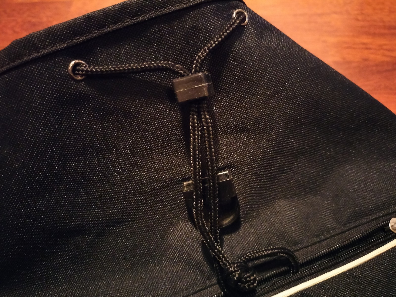 Samsonite Black Drawstring Snap Closure Backpack - image 12