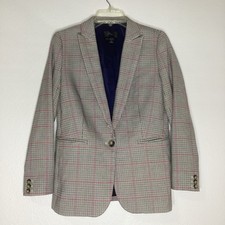 J. Crew Parke Blazer Glen Plaid Sz 4