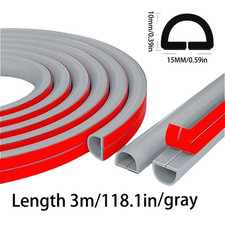 3M Trapezoid Slot Floor Cord Cover Cord Protector Extension Wiring Duct Electric