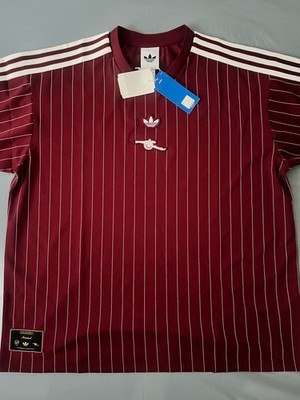 プレミア優勝 ArsenalTerraceIconsJersey L Adidas Arsenal Terrace Icons 25/26 Men's L Player Edition Burgundy