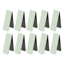 Magnetic Bookmarks, 10Pcs Rectangle Book Marks Magnet Page Markers, Green