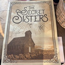 The Secret Sisters Autographed Signed Concert Poster