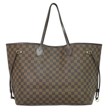 Borsa a tracolla Louis Vuitton Neverfull GM Dar Ebene marrone N51106 r0_0217