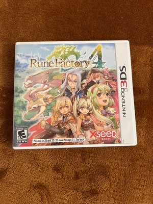Rune Factory 4 (Nintendo 3DS) Original Case & Manual Only
