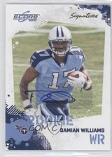 2010 Score Rookie Signatures Damian Williams #325 Auto 1k5