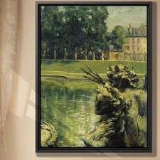 Vintage Oil Painting Canvas Print Wall Art Decor Landscape Sculpture Figures